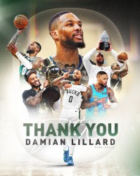 雄鹿致敬利拉德：感谢你为这座城市倾尽了所有！